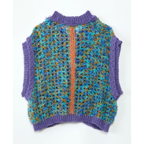 Instalive　AULA AILA 2027SS　PAPER YARN MESH VEST 1271-09019