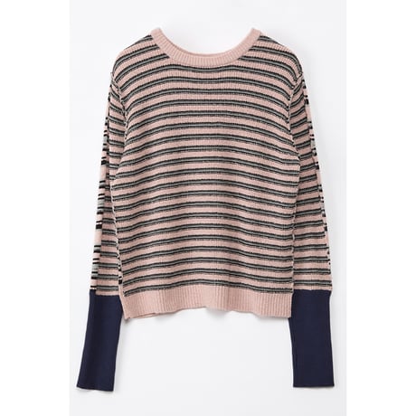 Instalive　AULA AILA 2027SS　2WAY BORDER PULLOVER 1271-09015