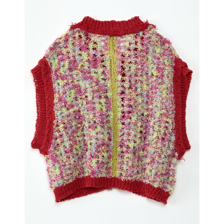 Instalive　AULA AILA 2027SS　PAPER YARN MESH VEST 1271-09019