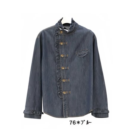 7/24 Instalive　Mia 2026Winter デニムフリンジシャツ　1657555