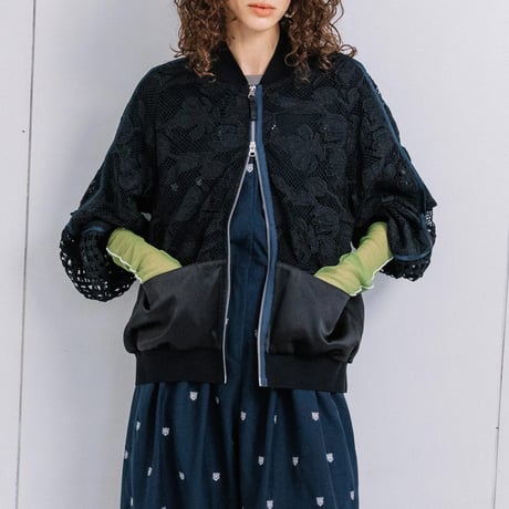 Instalive　AULA AILA 2027SS　LACE BLOUSON 1271-02044