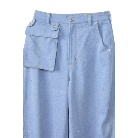 7/20 Instalive AULA AILA 2026aw　MILITARY BIJOU PANTS　1264-06010