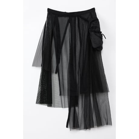 Instalive　AULA AILA 2027SS TULLE WRAP SKIRT 1271-07018