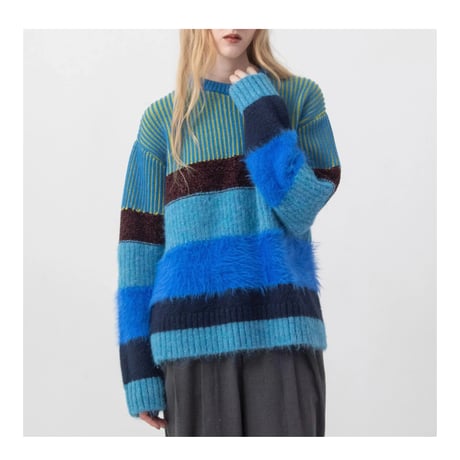 7/20 Instalive AULA AILA 2026aw　MIX SHAGGY KNIT　1264-09016
