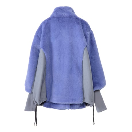 7/20 Instalive AULA AILA 2026aw　STAND COLLAR FUR COAT　1264-01027