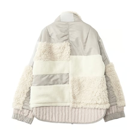 7/20 Instalive AULA AILA 2026aw　PATCHWORK LIKE BOA BLOUSON　1253-01038