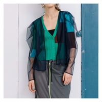 Instalive　AULA AILA 2027SS　VOLUME SLEEVE LAYERED CARDIGAN 1271-09040