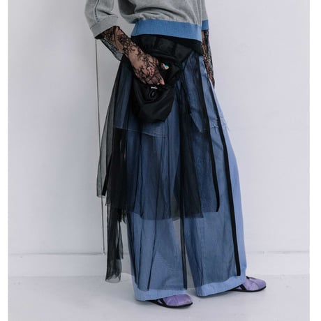 Instalive　AULA AILA 2027SS TULLE WRAP SKIRT 1271-07018