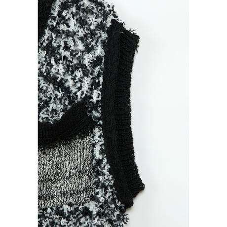 Instalive　AULA AILA 2027SS　PAPER YARN MESH VEST 1271-09019