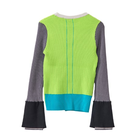 7/20 Instalive AULA AILA 2026aw　MULTI RIB KNIT PULLOVER　1264-09019