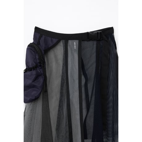 Instalive　AULA AILA 2027SS TULLE WRAP SKIRT 1271-07018