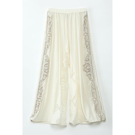 Instalive　AULA AILA 2027SS　EMBROIDERY PANTS 1271-06056