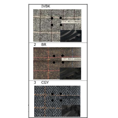 7/28　Instalive　Eimee Law 2026AW　チェックツイードロゴテープJK　84949