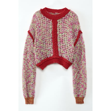 Instalive　AULA AILA 2027SS　2WAY PAPER YARN MESH PULLOVER 1271-09020