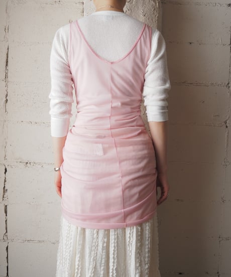 REMAKE Shirring Lace Camisole PI