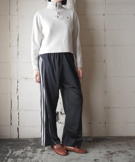adidas Side Snap Track Pants BK WH
