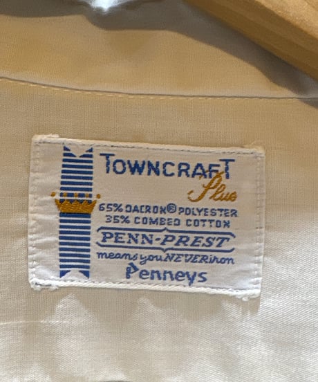 1970's TOWNCRAFT Plain Shirt WH