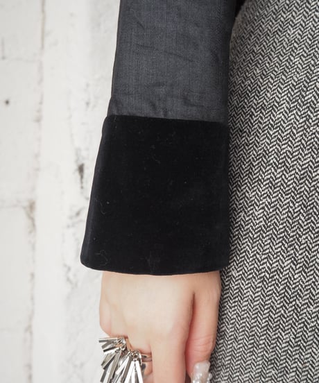 1900-1910's Antique Collarless Jacket BK