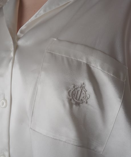 Christian Dior Satin Pajama Shirt WH