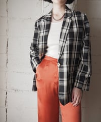 Plaid Tailored Jacket BKIV