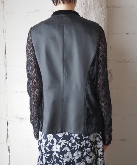 j.jill Velvet Double Breasted Vest BK