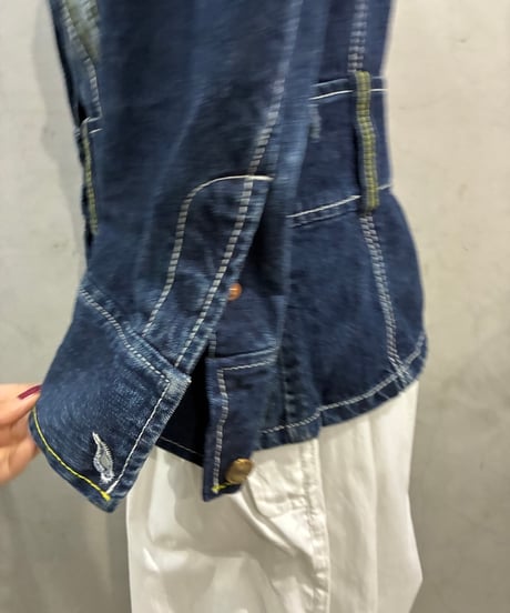 JEAN'S PAUL GAULTIER Single Breasted Design Denim Jacket NV