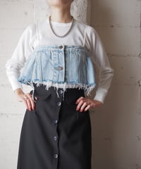 REMAKE Denim Bustier LBL