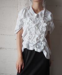 Remake Shirring T-Shirt WH