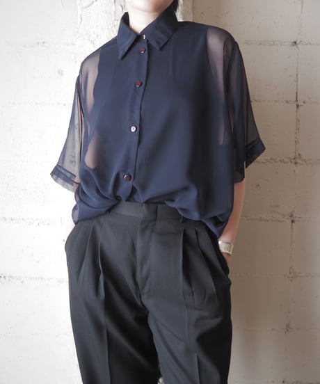 Basic Sheer S/S Shirt NV