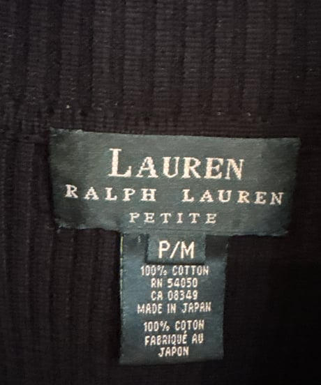 LAUREN Turtle Neck Sleeveless Rib Knit BK