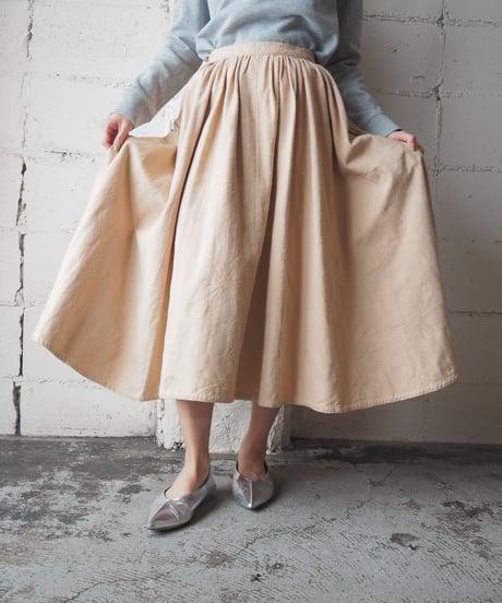 1980's COMME des GARÇONS Floral Jacquard Flared Skirt BE