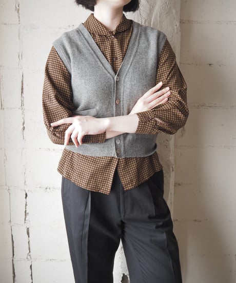 1980's Eddie Bauer Wool V Neck Vest GR