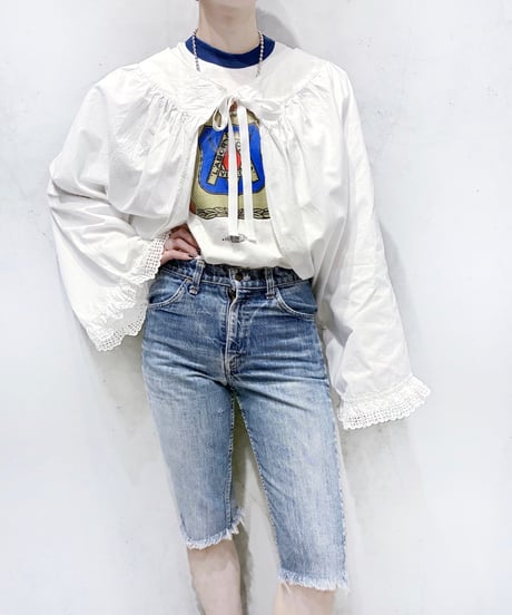 Euro Antique Drawers Blouse WH