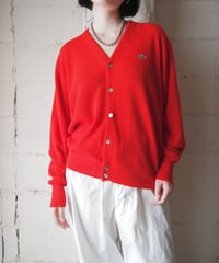 IZOD LACOSTE Made in USA Acrylic Knit Cardigan RE