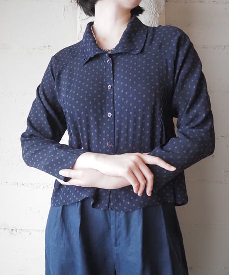 MASAI High Neck Polka Dot Blouse NV BR