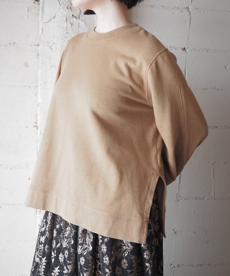 GANNI Volume Sleeve Logo Tag Sweatshirt BE