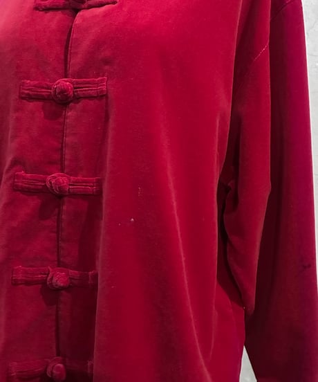 L/S Velvet China Shirt RE