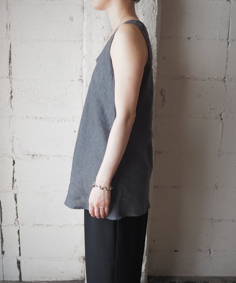 FLAX Linen Sleeveless Top GR