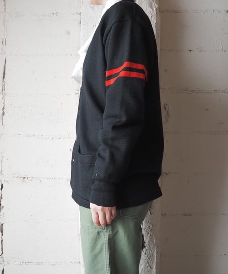 1960's VENUS KNITTING MILLS Letterman Cardigan BKRE