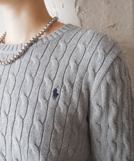 Ralph Lauren Cotton Cable Sweater GR