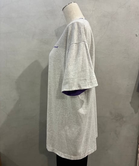 1990's Microsoft Logo Double Collar Tee LGR PUR