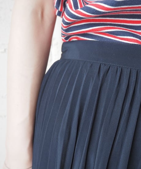Made in France Pleated Flare Skirt NV