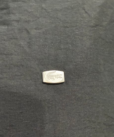 LACOSTE Stand Collar Nylon Zipup Jacket BK
