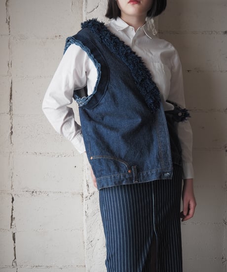 REMAKE Levi's Fringe Vest NV