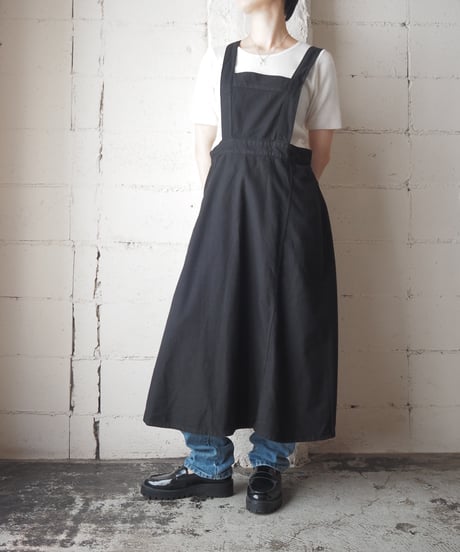 1950's Swedish Army Overdyed Apron Dress BK