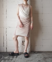 HELMUT LANG Drape Gradation Dress IVBR
