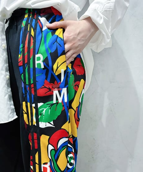 adidas × RICH MNISI Pattern Wide Track Pants BKYERE
