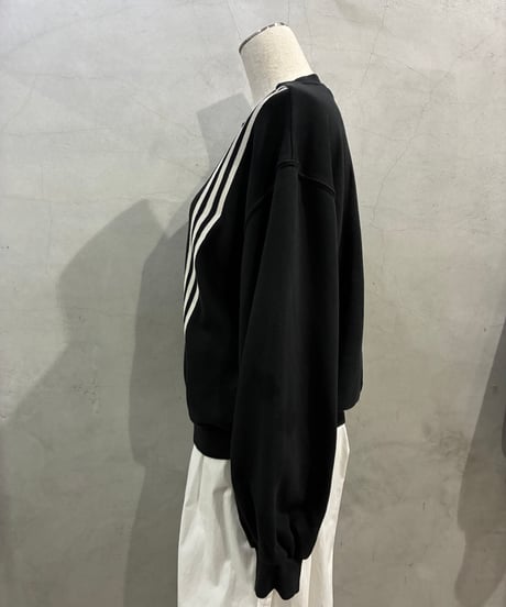 adidas 3 Stripes Taped Sweatshirt BK