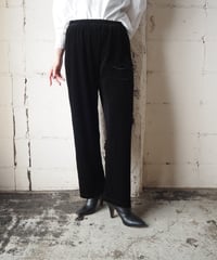 Made in USA Velour Easy Pants BK