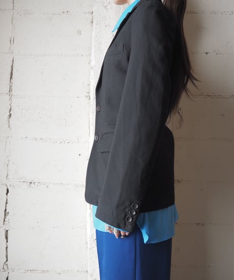 COMME des GARÇONS HOMME Milling Polyester Jacket BK